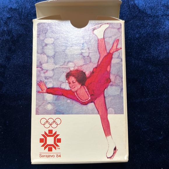 Sarajevo 1984 Olympics Playing Cards Sealed in Package Figure Skater - Picture 5 of 10
